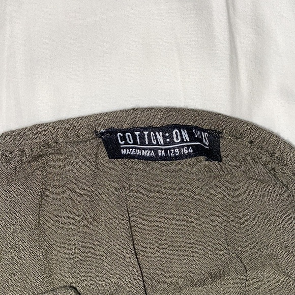 Olive Green Tassel Cami Top - Picture 5 of 6